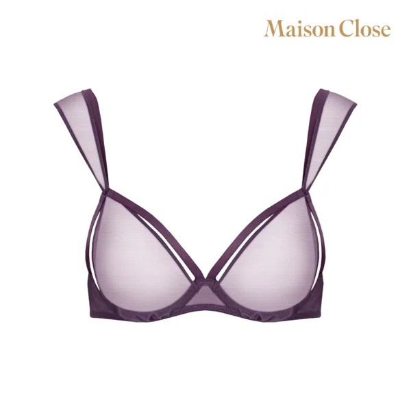 Cupless bra L'Amoureuse Purple - Image 5