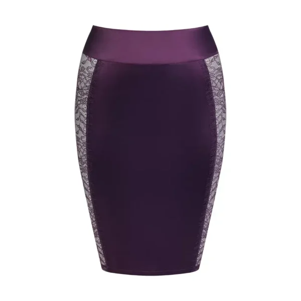 Pencil Skirt Villa Satine Purple - Image 4