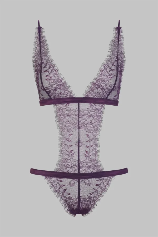 Thong body Villa Satine Purple - Image 3